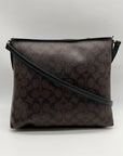 Coach Brown Signature Canvas File Crossbody Bag F58267