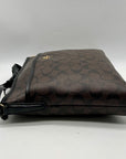 Coach Brown Signature Canvas File Crossbody Bag F58267
