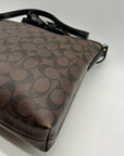 Coach Brown Signature Canvas File Crossbody Bag F58267