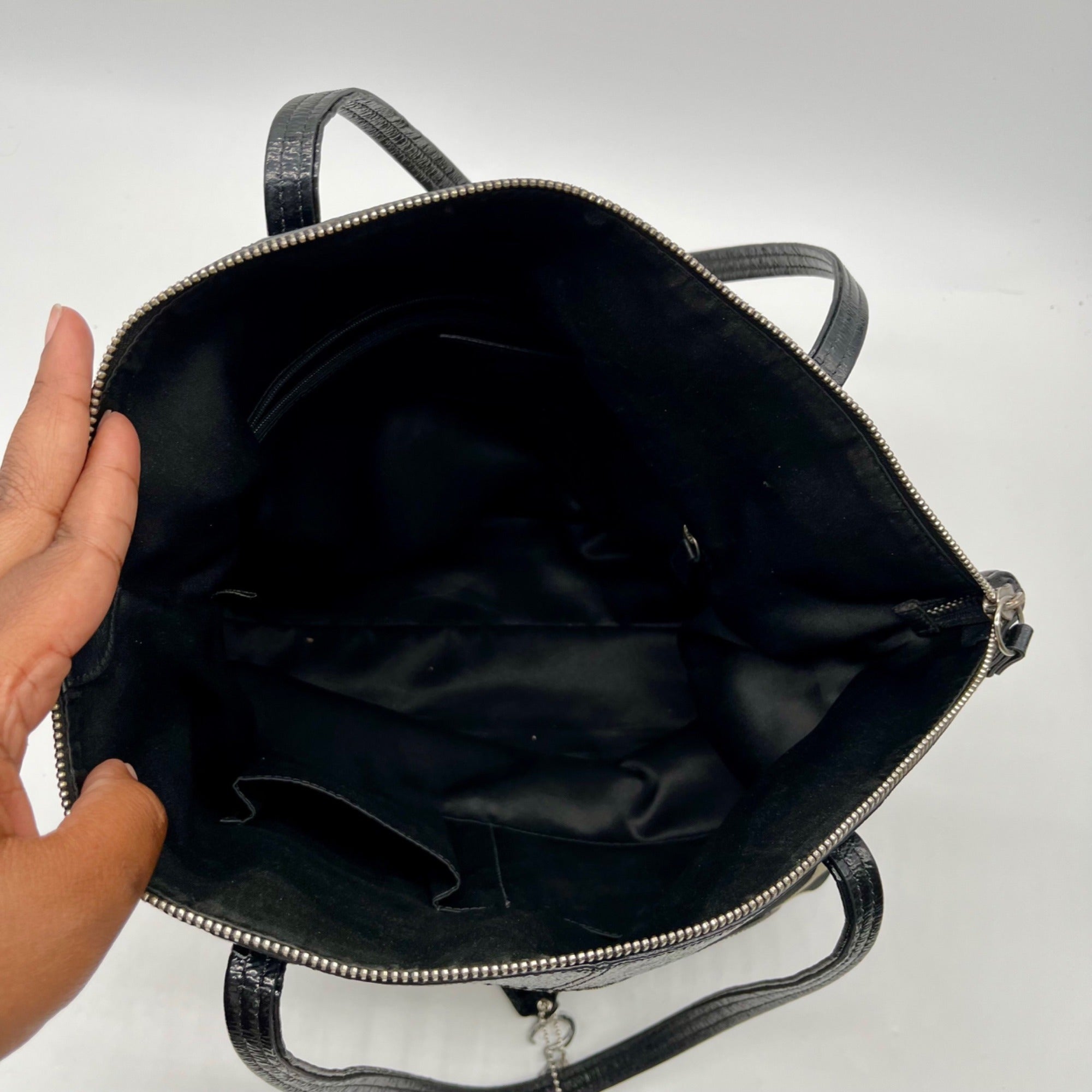 Coach Black Signature Canvas Tote Bag F18335