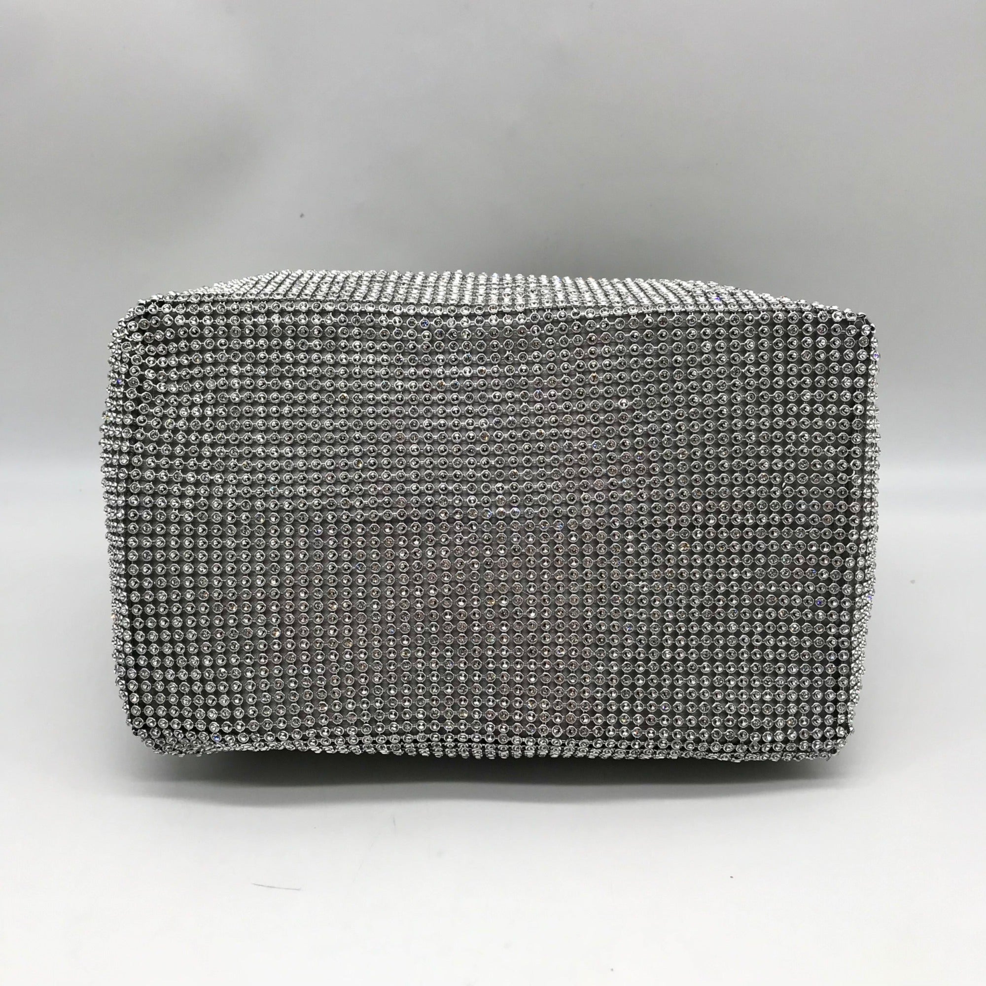 I.N.C. International Concepts Silver Mesh Crystal Hobo Bag