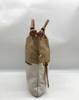 Pietro Alessandro Tan and Beige Leather Shoulder Bag