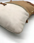 Pietro Alessandro Tan and Beige Leather Shoulder Bag