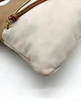 Pietro Alessandro Tan and Beige Leather Shoulder Bag