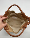 Pietro Alessandro Tan and Beige Leather Shoulder Bag