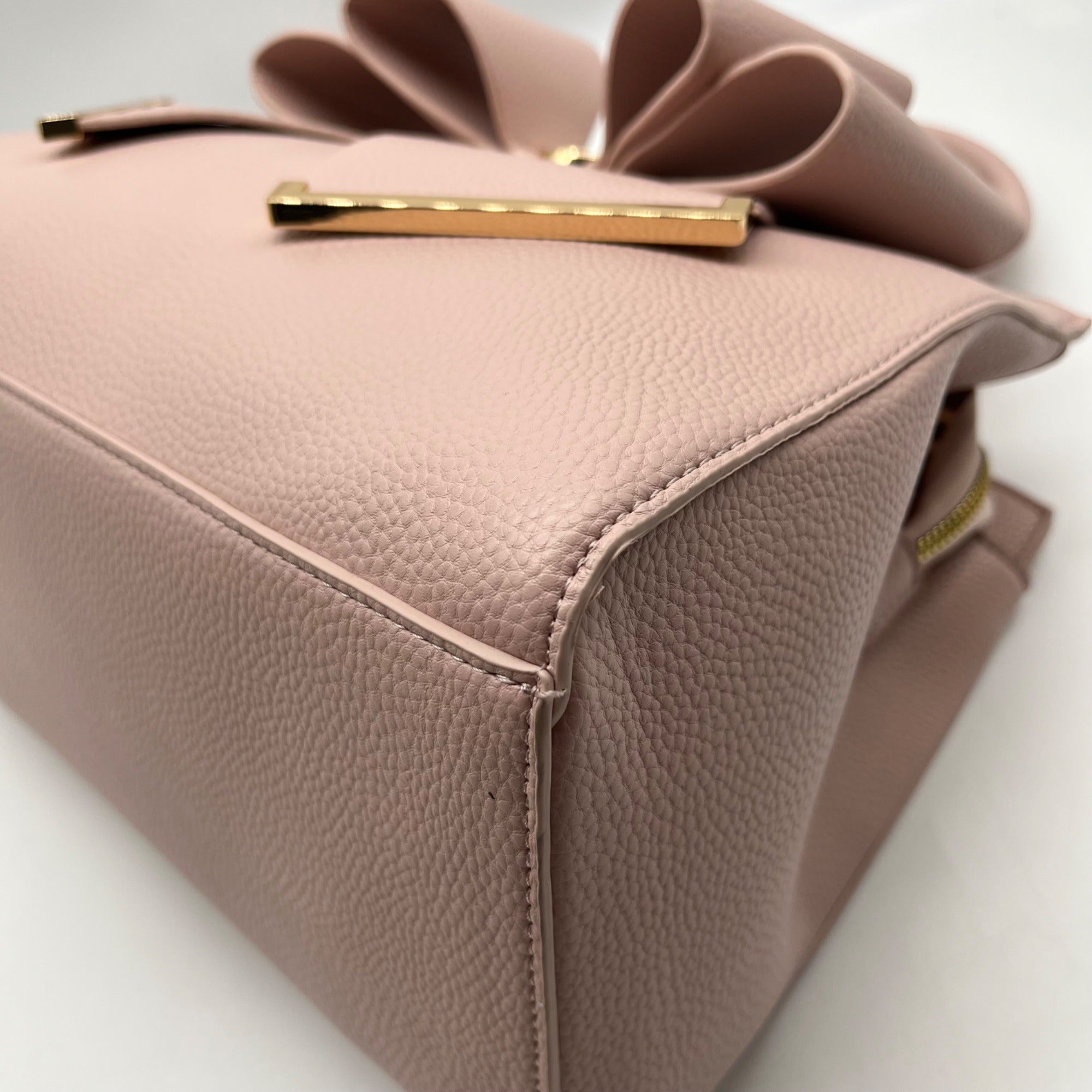Grossi Blush Grace Bowtie Satchel Bag