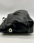 Black Coach Soho Pleated Leather Large Tote Bag F14673