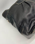 Black Coach Soho Pleated Leather Large Tote Bag F14673