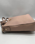 Michael Kors Pale Pink Pebbled Leather Crossbody Bag