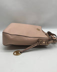 Michael Kors Pale Pink Pebbled Leather Crossbody Bag