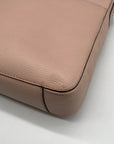 Michael Kors Pale Pink Pebbled Leather Crossbody Bag