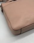 Michael Kors Pale Pink Pebbled Leather Crossbody Bag