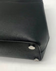 Michael Kors Black Saffiano Leather Hailee Satchel bag