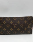 Louis Vuitton Brown Monogram Leather Pouch