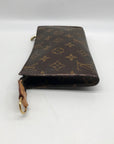 Louis Vuitton Brown Monogram Leather Pouch