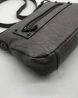Jessica Simpson Grey Faux Leather Crossbody Bag