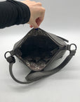Jessica Simpson Grey Faux Leather Crossbody Bag