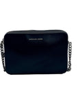 Michael Kors Black Leather Jet Set East West Crossbody Bag