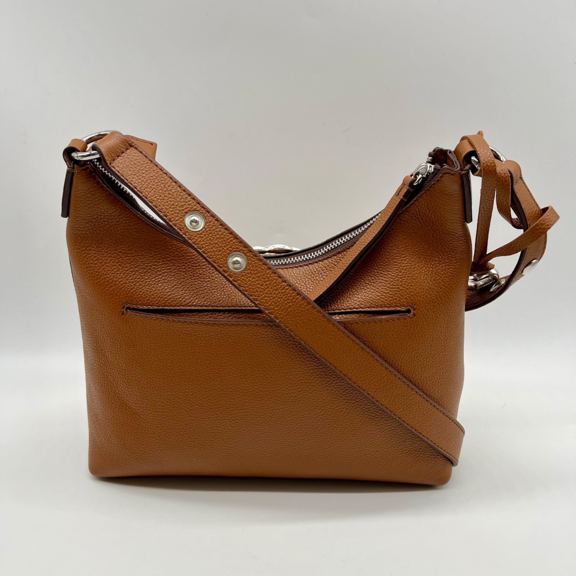 Brighton Brown Pebbled Leather Shoulder Bag