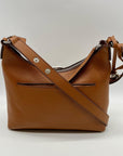 Brighton Brown Pebbled Leather Shoulder Bag