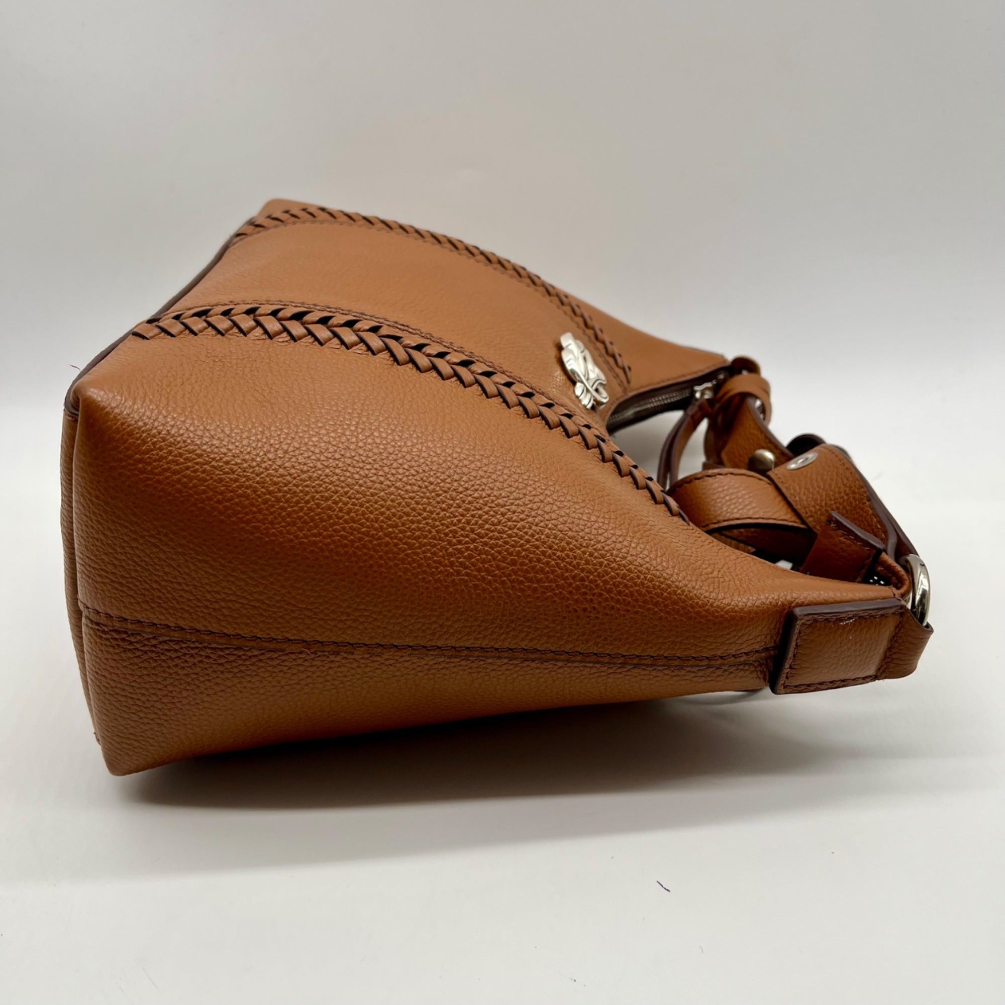 Brighton Brown Pebbled Leather Shoulder Bag