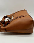 Brighton Brown Pebbled Leather Shoulder Bag