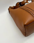 Brighton Brown Pebbled Leather Shoulder Bag