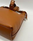Brighton Brown Pebbled Leather Shoulder Bag