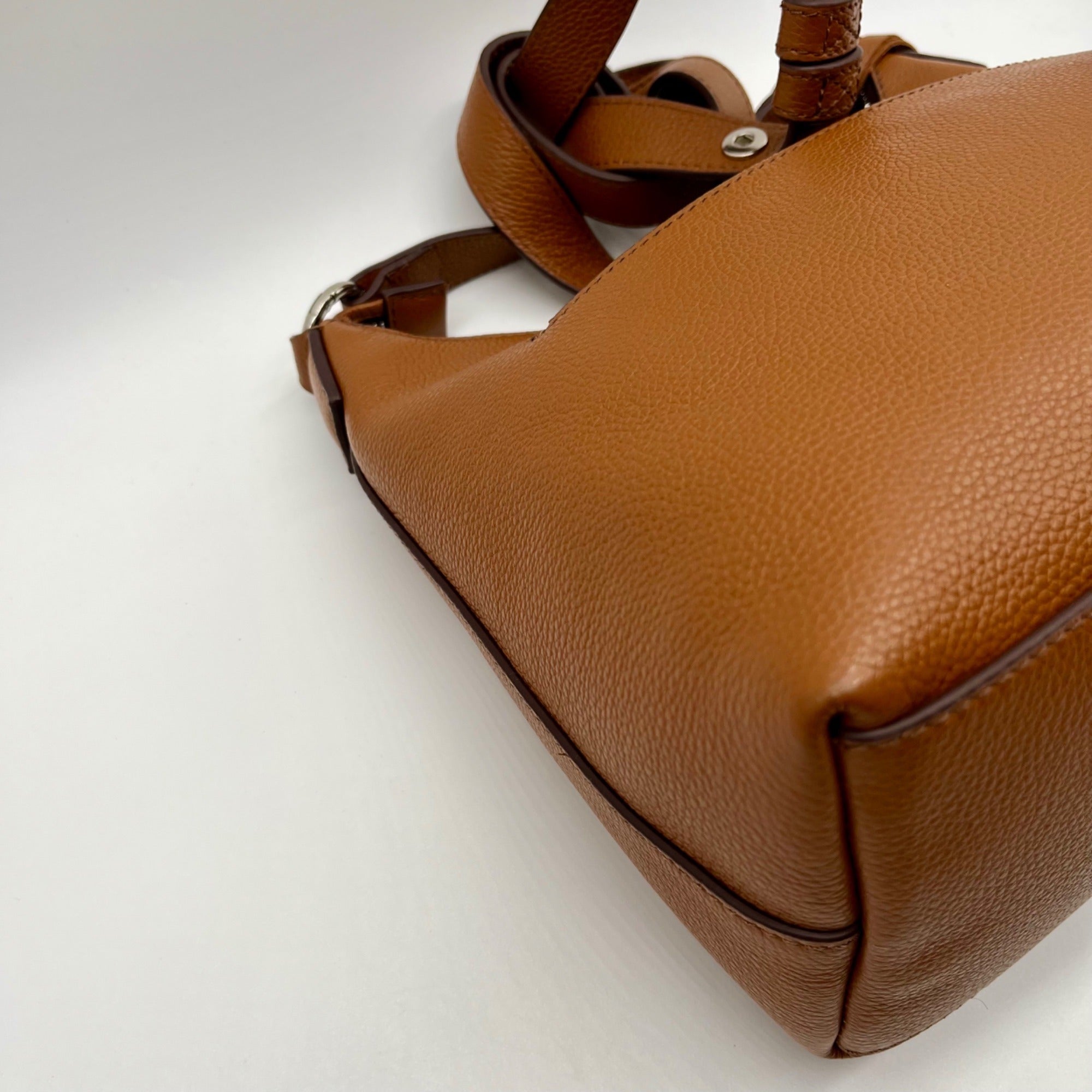 Brighton Brown Pebbled Leather Shoulder Bag