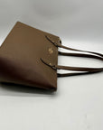 Coach Brown Leather Gallery Tote Bag CV402