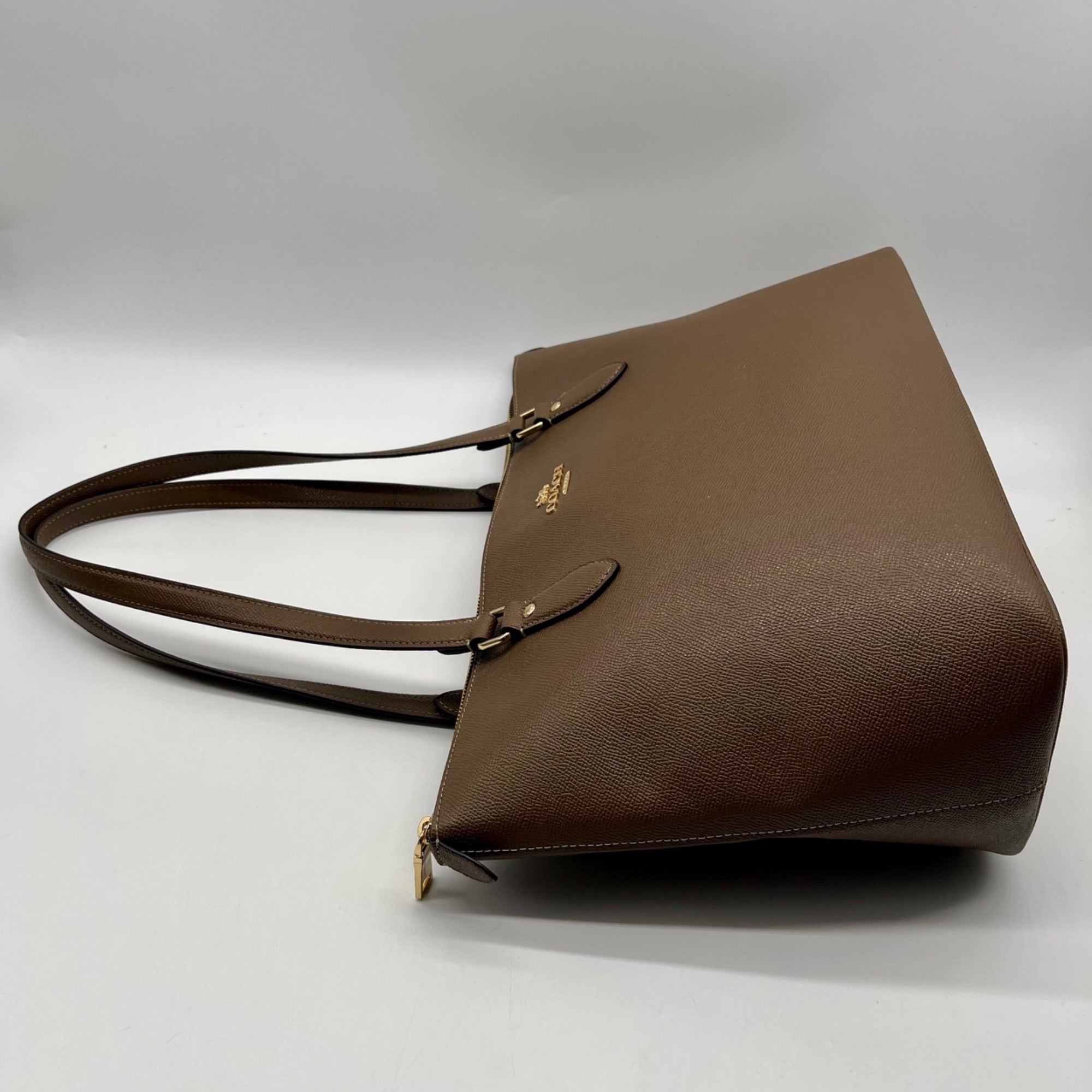 Coach Brown Leather Gallery Tote Bag CV402