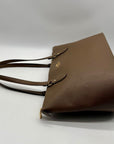 Coach Brown Leather Gallery Tote Bag CV402