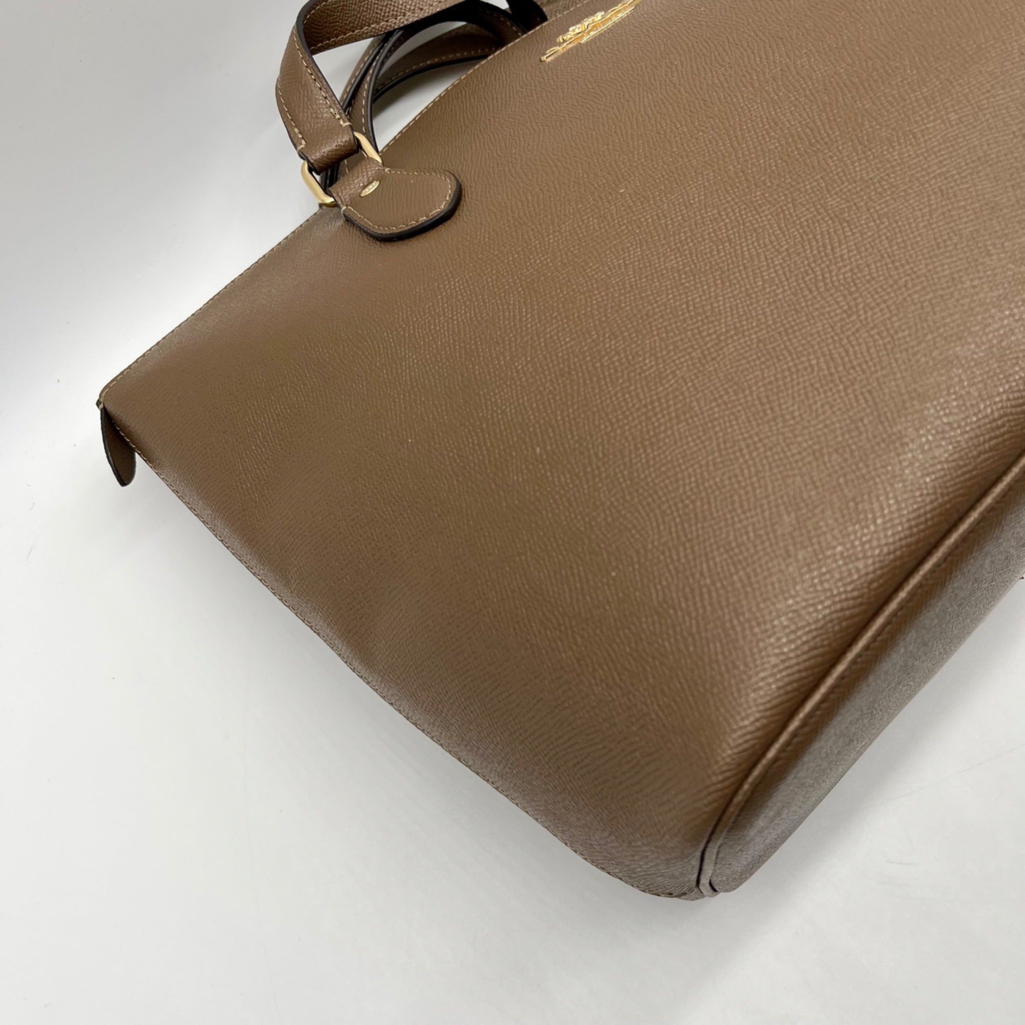 Coach Brown Leather Gallery Tote Bag CV402