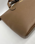 Coach Brown Leather Gallery Tote Bag CV402