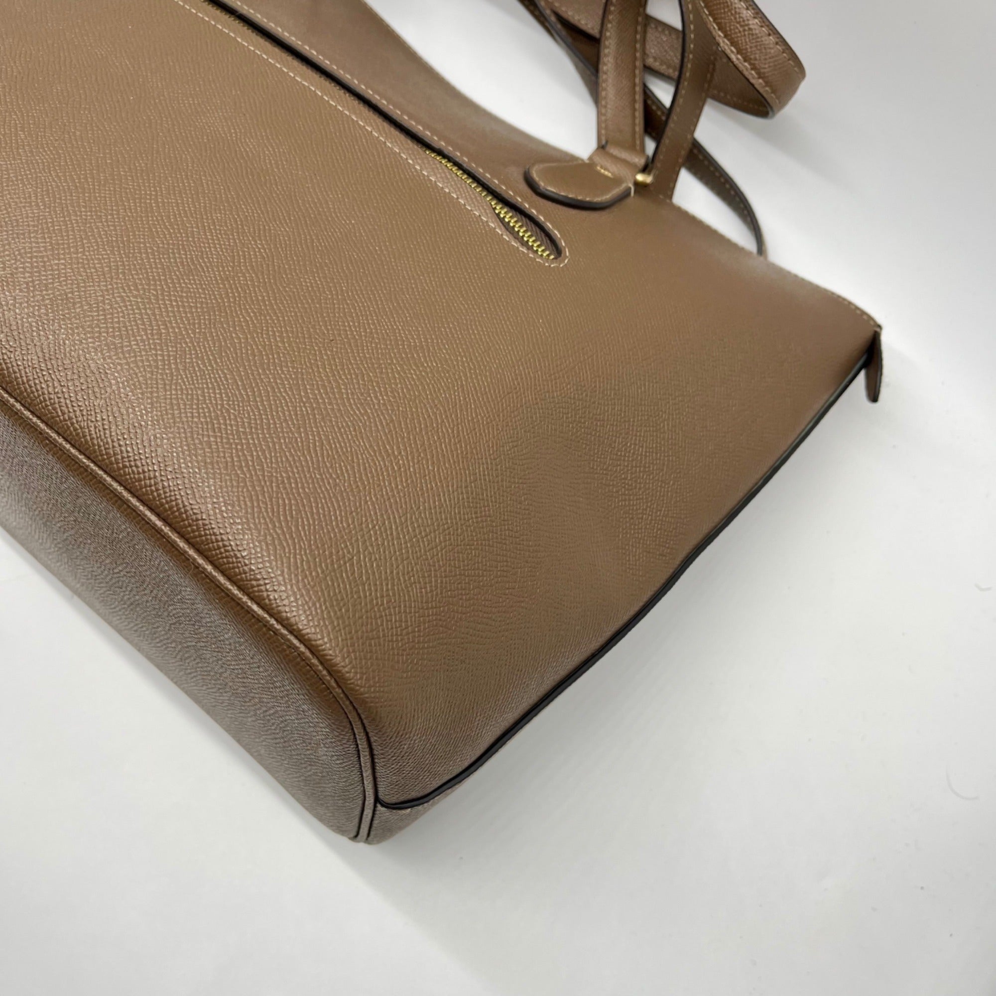 Coach Brown Leather Gallery Tote Bag CV402