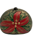 Timmy Woods Handcrafted Arcadia Wood Christmas Poinsettia Crossbody