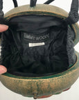 Timmy Woods Handcrafted Arcadia Wood Christmas Poinsettia Crossbody