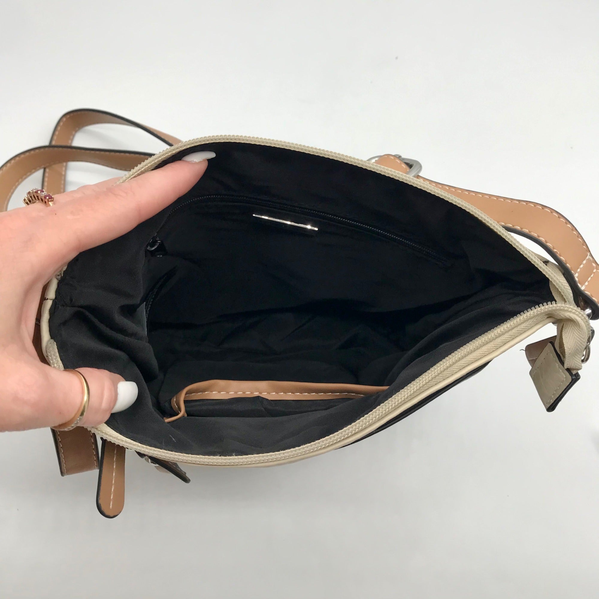 Giani Bernini Color Block Pebbled Crossbody Bag