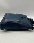 The Sak Blue Leather Crossbody Bag