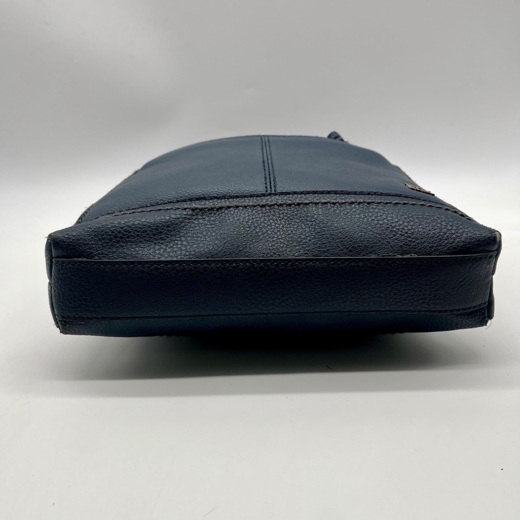 The Sak Blue Leather Crossbody Bag