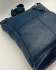 The Sak Blue Leather Crossbody Bag