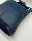 The Sak Blue Leather Crossbody Bag