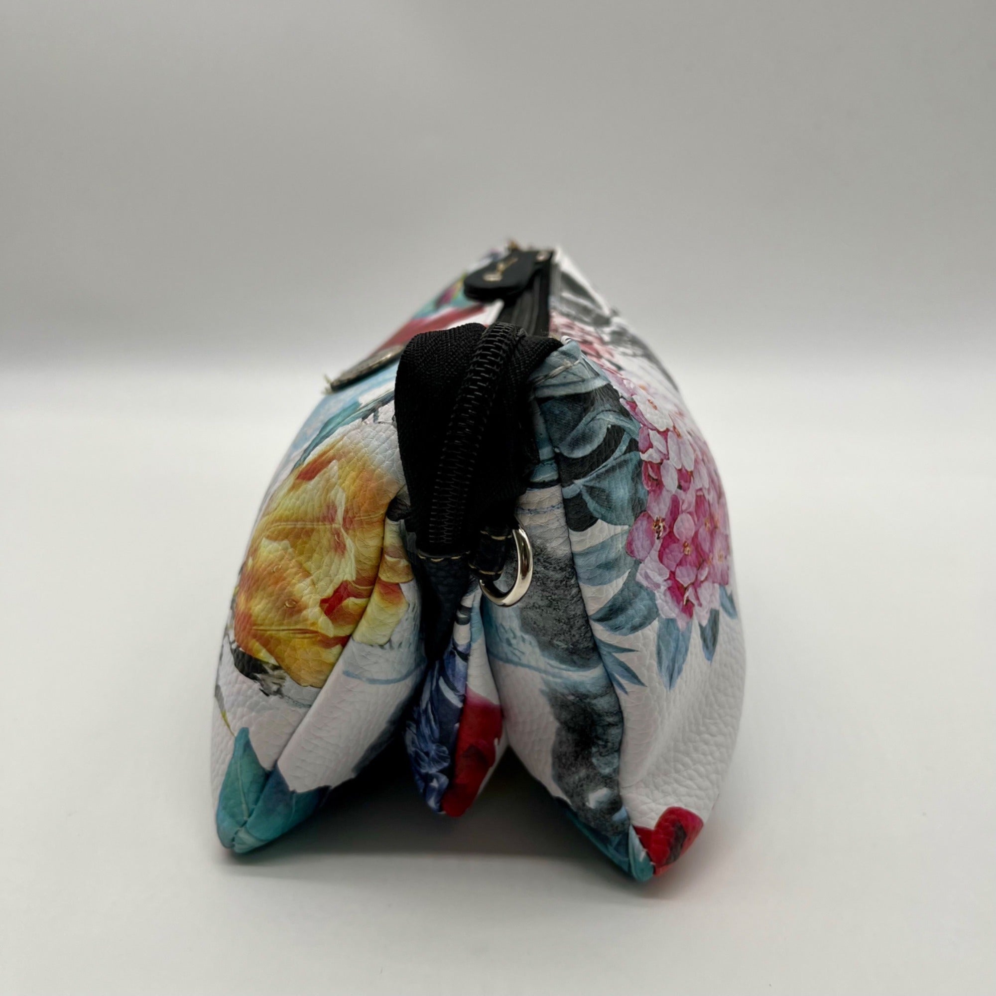 Stone &amp; CO Floral Print Leather Wristlet Bag