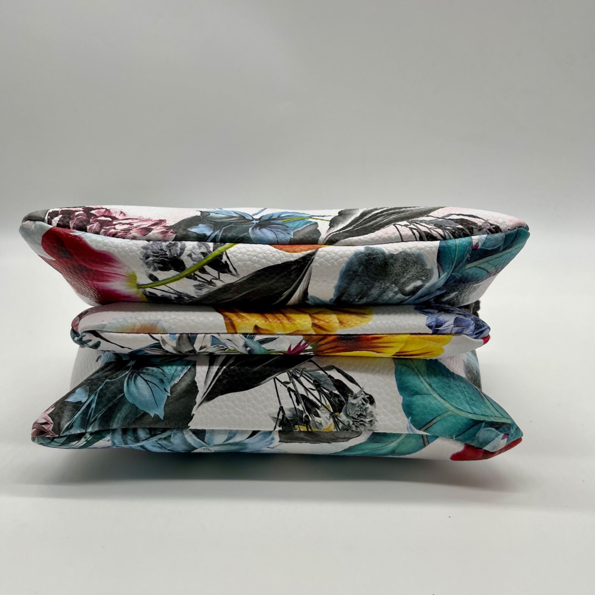 Stone &amp; CO Floral Print Leather Wristlet Bag
