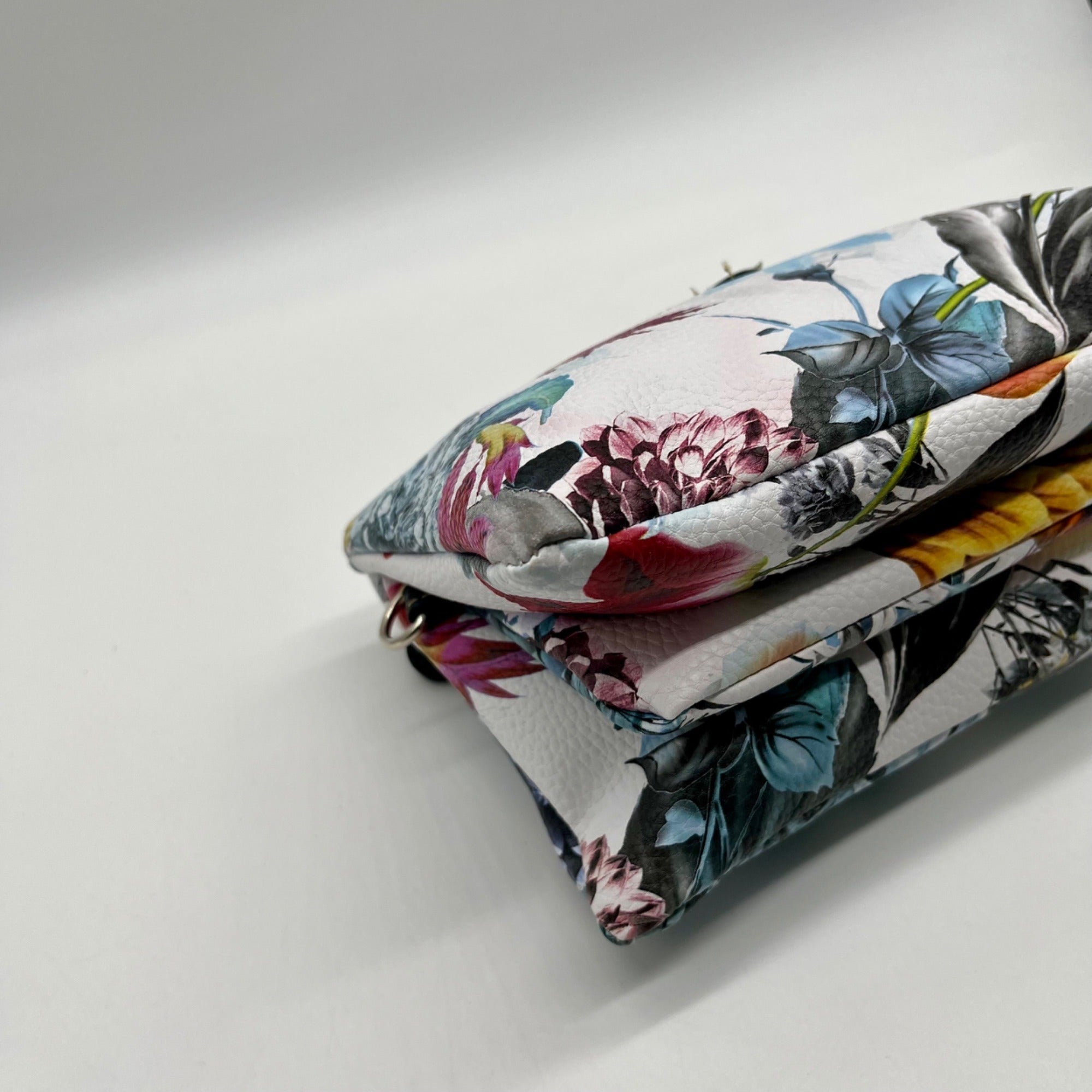 Stone &amp; CO Floral Print Leather Wristlet Bag