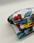 Stone & CO Floral Print Leather Wristlet Bag