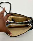 Stone & CO Floral Print Leather Wristlet Bag