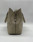 Michael Kors Gray Saffiano Leather Savannah Satchel Bag