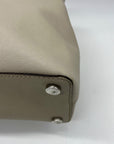 Michael Kors Gray Saffiano Leather Savannah Satchel Bag