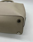 Michael Kors Gray Saffiano Leather Savannah Satchel Bag